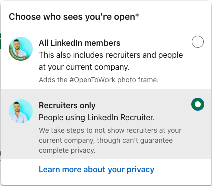 How to Make Linkedin Profile Visible Only to Recruiters